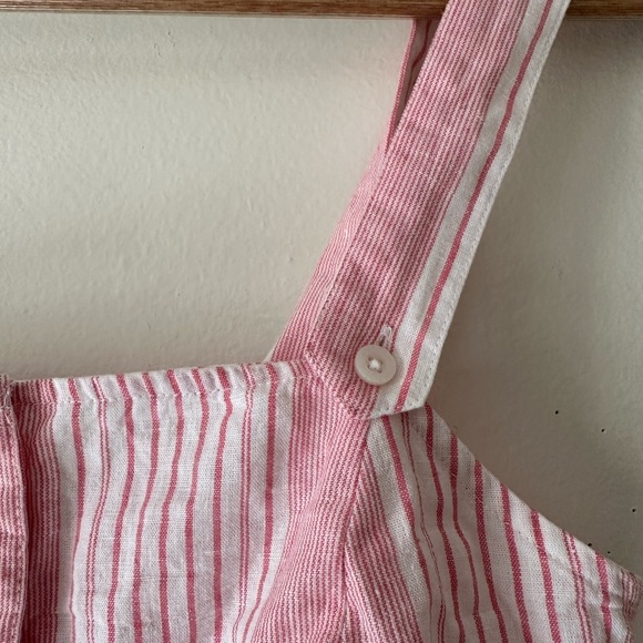 Tommy Hilfiger Stripped Pink and white Sleeveless Crop Top - Picture 4 of 6